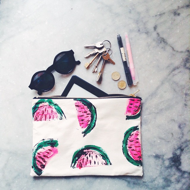 watermelon purse