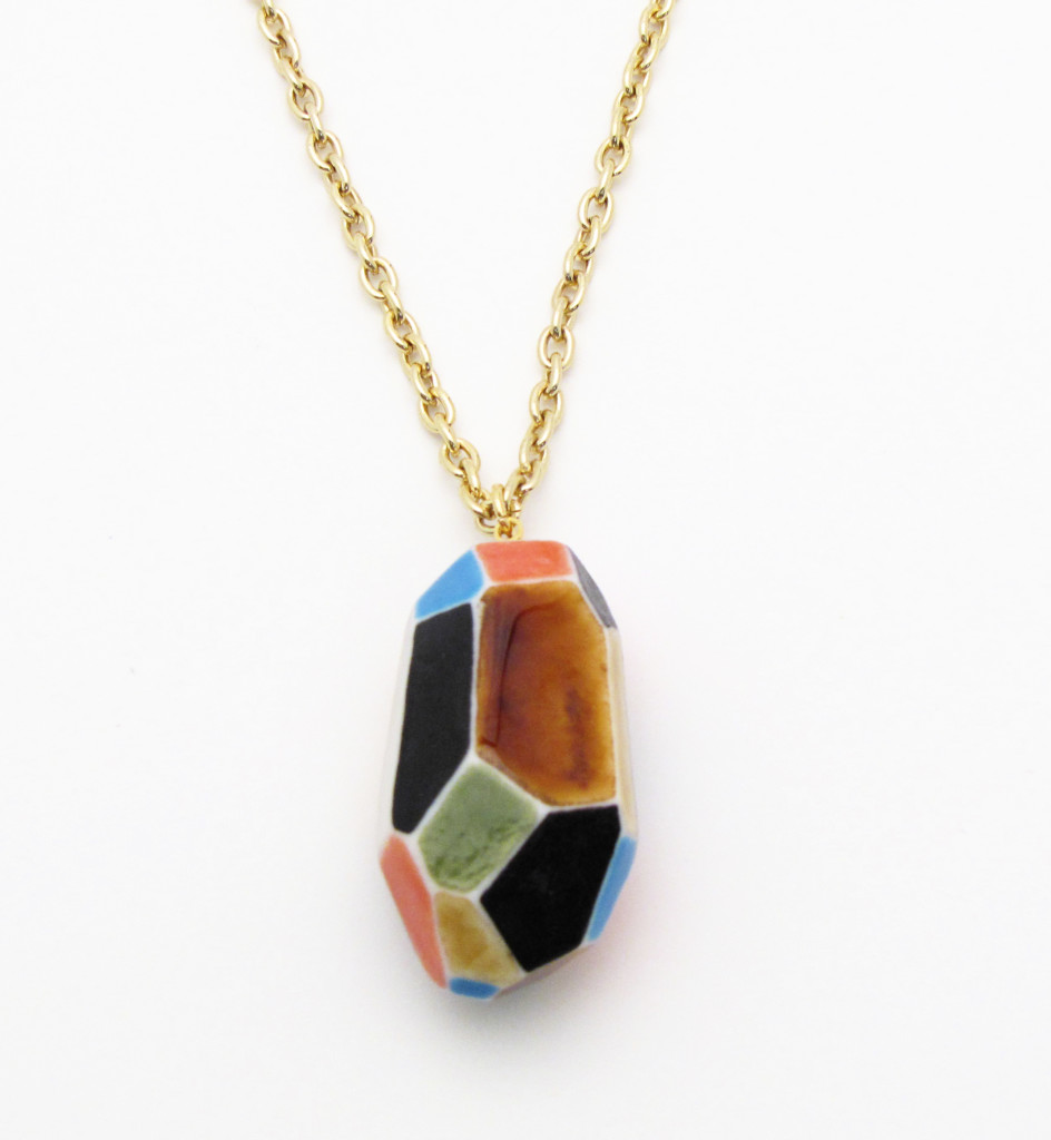 Large faceted Pendant