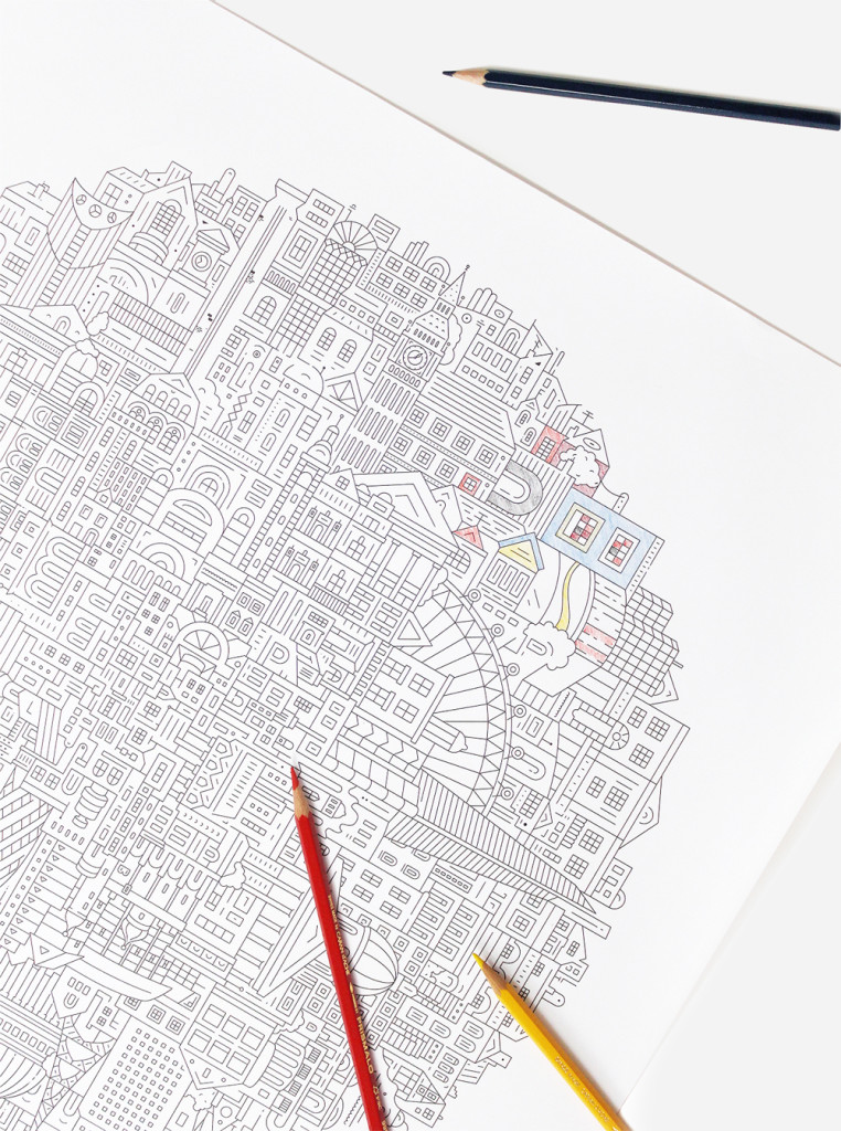 The City Works — Renegade Blog Post — Colour-in London Poster