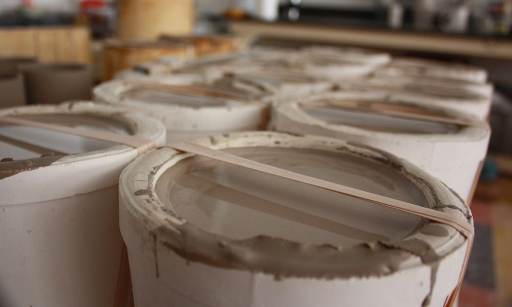 Mug Molds in Use Renegade Craft Fair